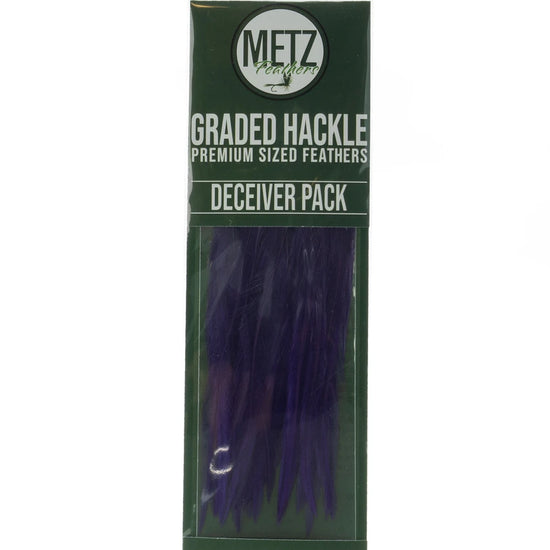 Metz Hackle Deceiver/Streamer Pack Purple