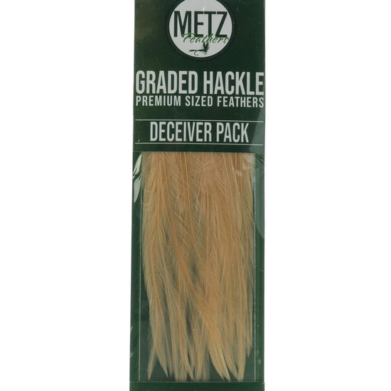 Metz Hackle Deceiver/Streamer Pack Tan