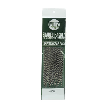 Metz Hackle Tarpon/Crab Pack in Grizzly