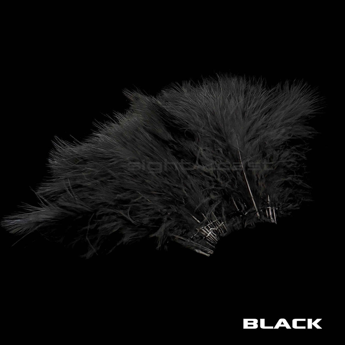 Sight Cast Premium Marabou in Black