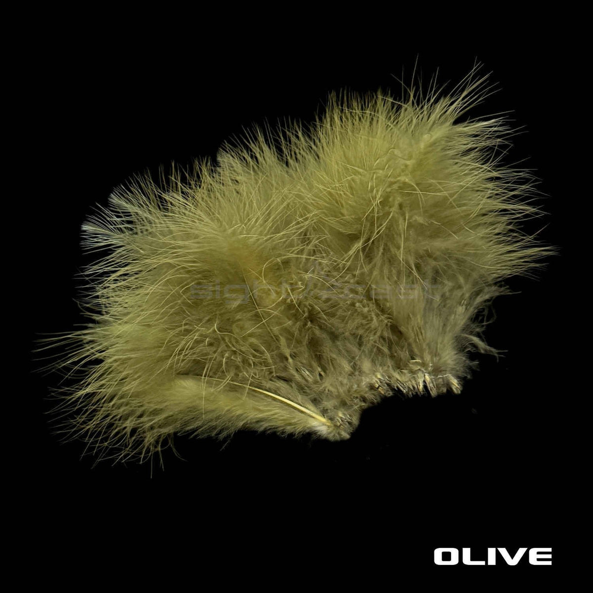 Sight Cast Premium Marabou in Olive