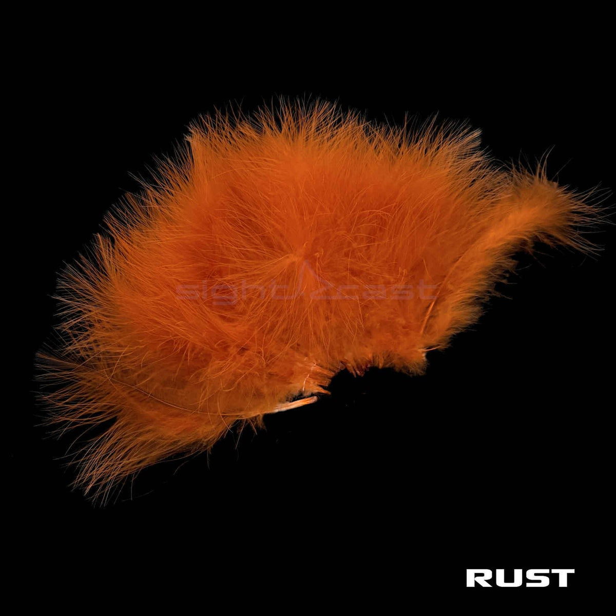 Sight Cast Premium Marabou in Rust