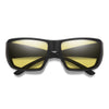 Smith Guide's Choice S Sunglasses in Matte Black with ChromaPop Glass Polarized Low Light Yellow lenses