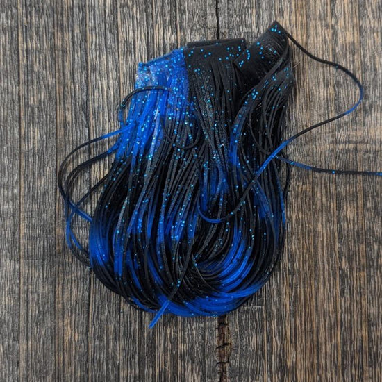 Hareline Fly Enhancer Legs Blue/Black