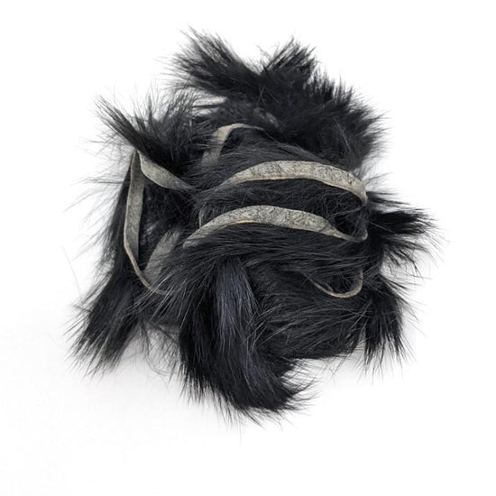Hareline Crosscut Rabbit Strips Black