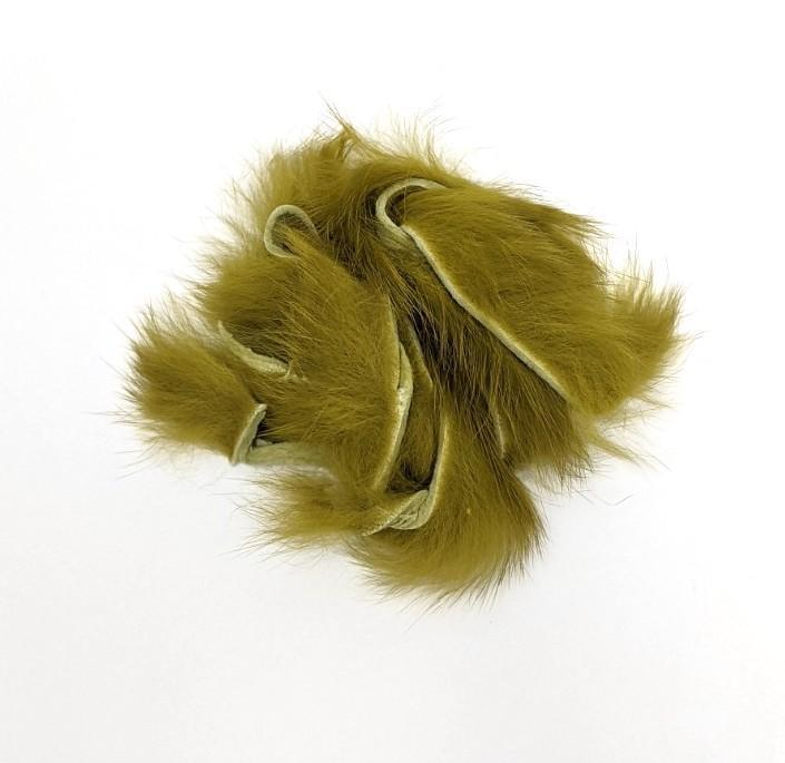 Hareline Crosscut Rabbit Strips Olive