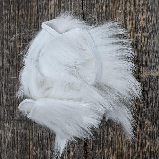 Hareline Crosscut Rabbit Strips White