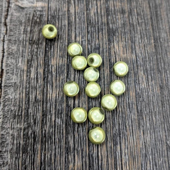 Hareline 3D Beads Lt. Olive
