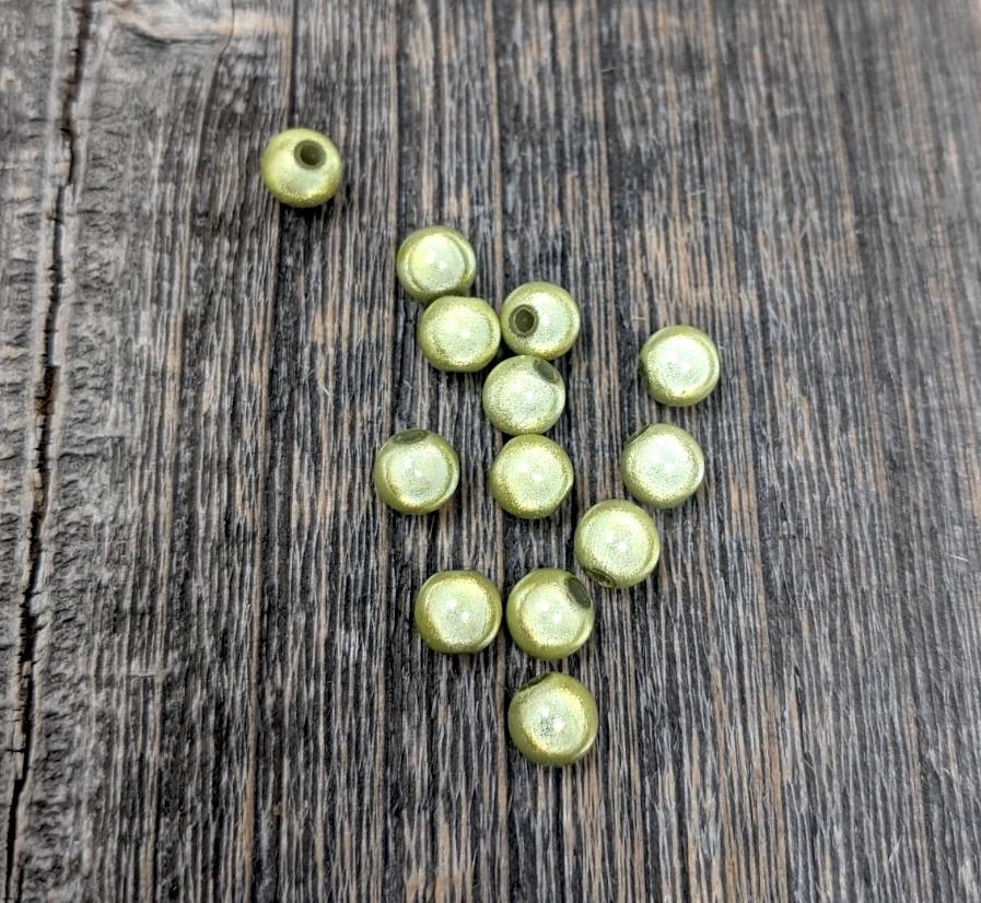 Hareline 3D Beads Lt. Olive