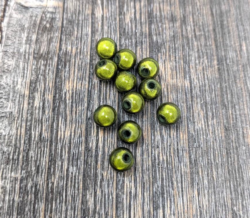 Hareline 3D Beads Olive