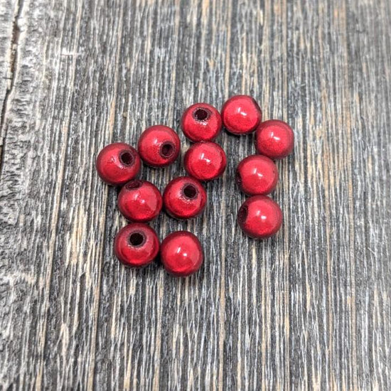 Hareline 3D Beads Red