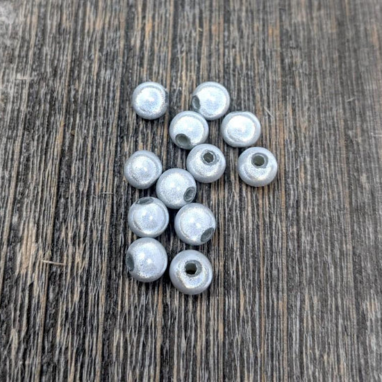 Hareline 3D Beads White