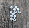 Hareline 3D Beads White