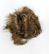 Hareline Black Barred Rabbit Strips Gold Variant