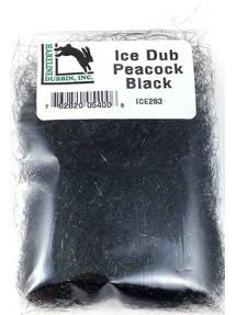 Hareline Ice Dub Peacock Black