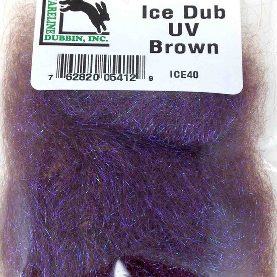 Hareline Ice Dub UV Brown
