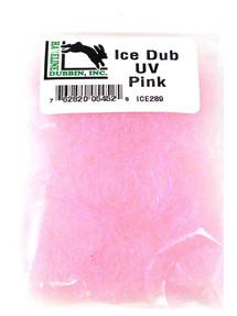 Hareline Ice Dub UV Pink