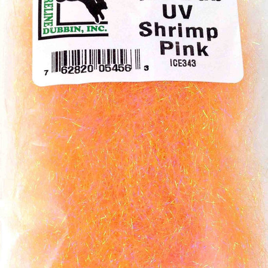 Hareline Ice Dub UV Shrimp Pink