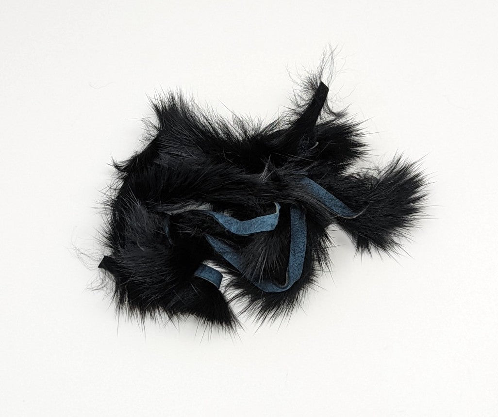 Hareline Magnum Rabbit Strips Black