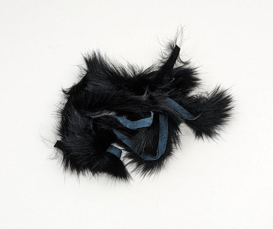 Hareline Magnum Rabbit Strips Black
