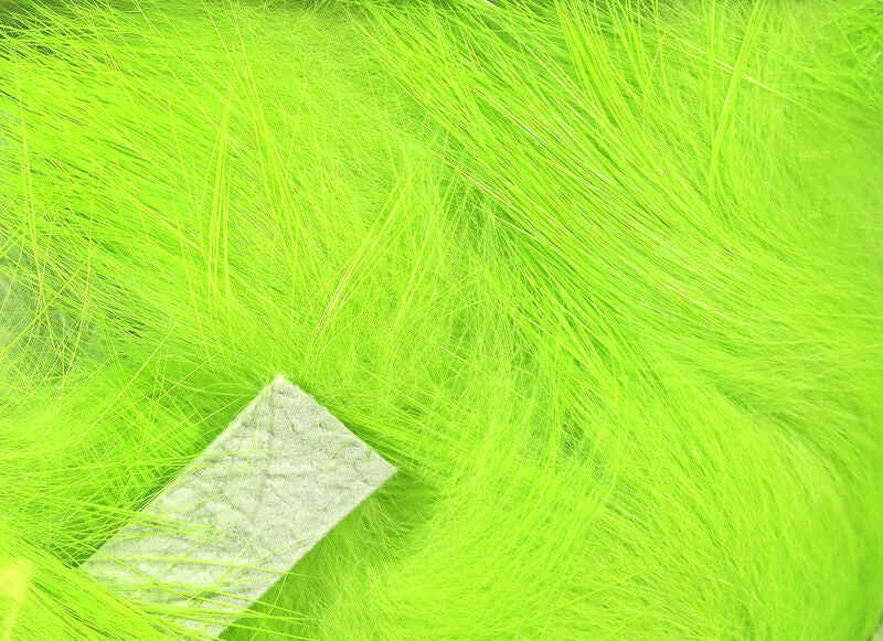 Hareline Magnum Rabbit Strips Chartreuse