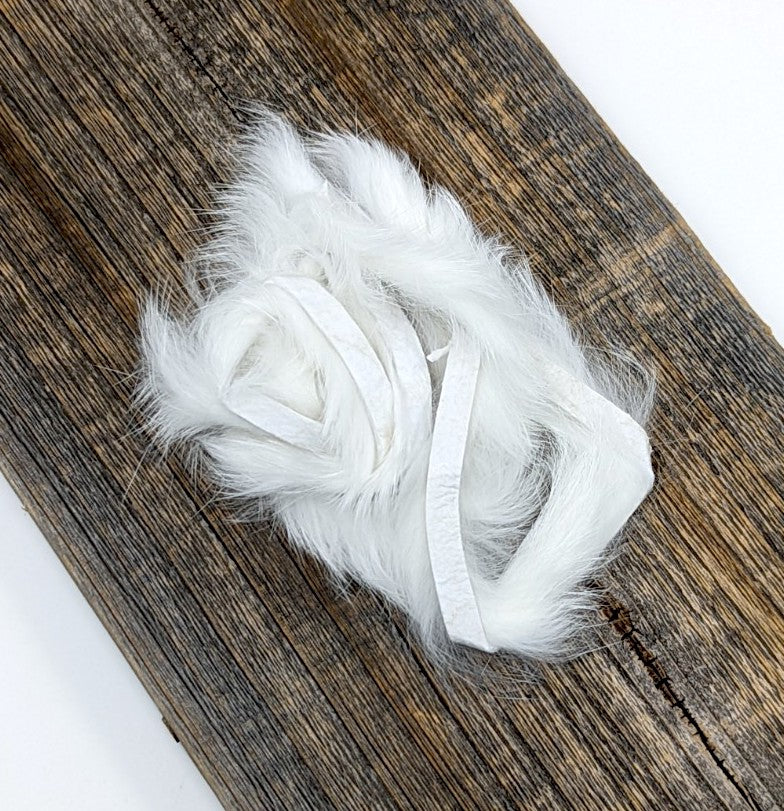 Hareline Magnum Rabbit Strips White