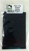 Hareline Thin Fly Foam Black
