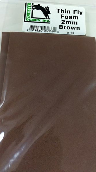 Hareline Thin Fly Foam Brown