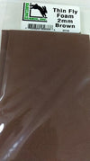 Hareline Thin Fly Foam Brown