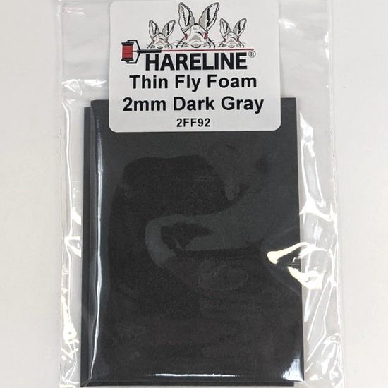 Hareline Thin Fly Foam Dark Grey