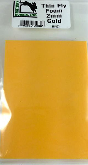 Hareline Thin Fly Foam Gold