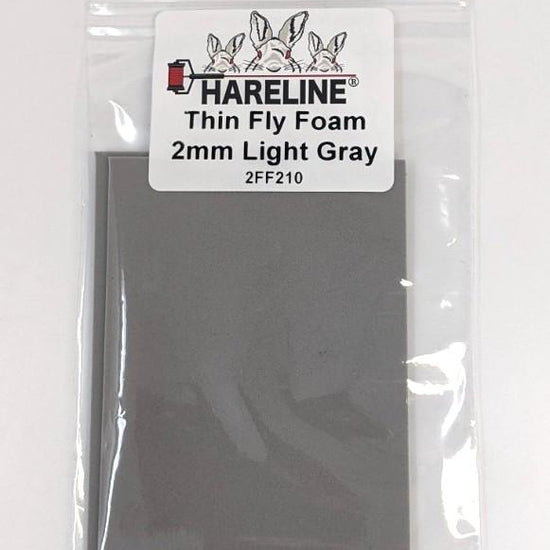 Hareline Thin Fly Foam Light Grey