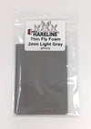 Hareline Thin Fly Foam Light Grey