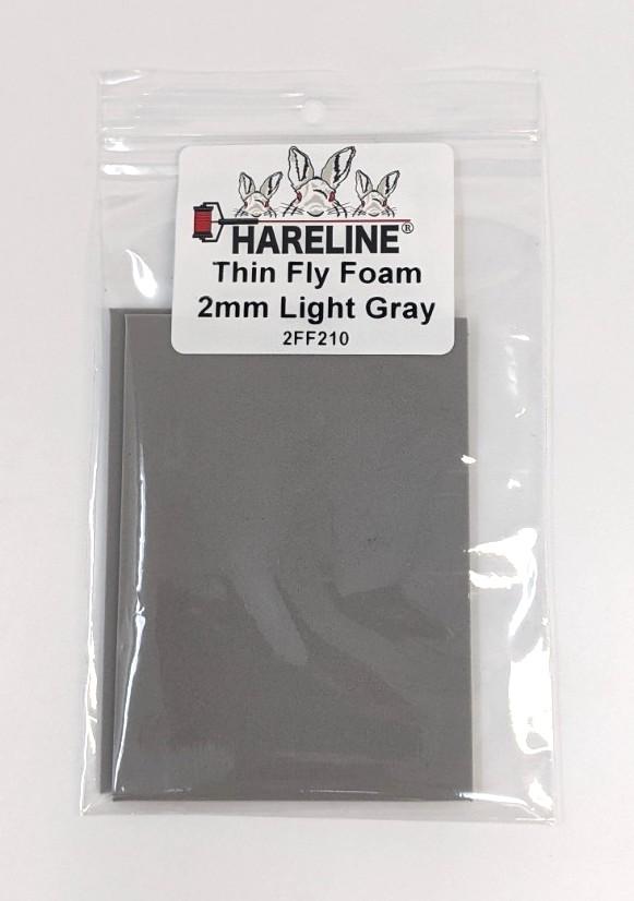 Hareline Thin Fly Foam Light Grey