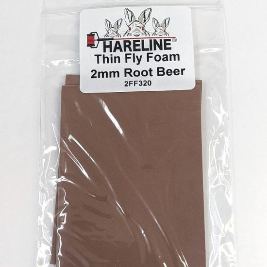 Hareline Thin Fly Foam Rootbeer