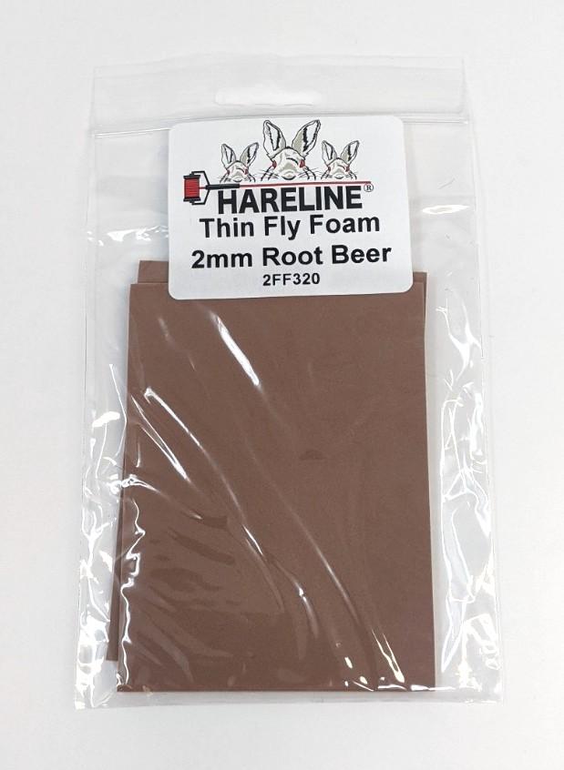 Hareline Thin Fly Foam Rootbeer