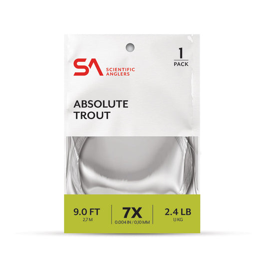 Scientific Anglers Absolute Trout Leader - 7.5 ft