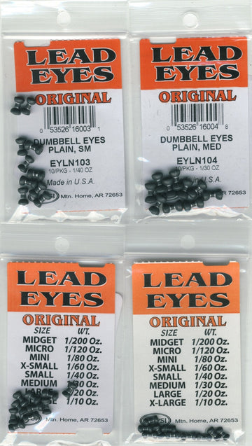 Wapsi Plain Lead Dumbbell Eyes