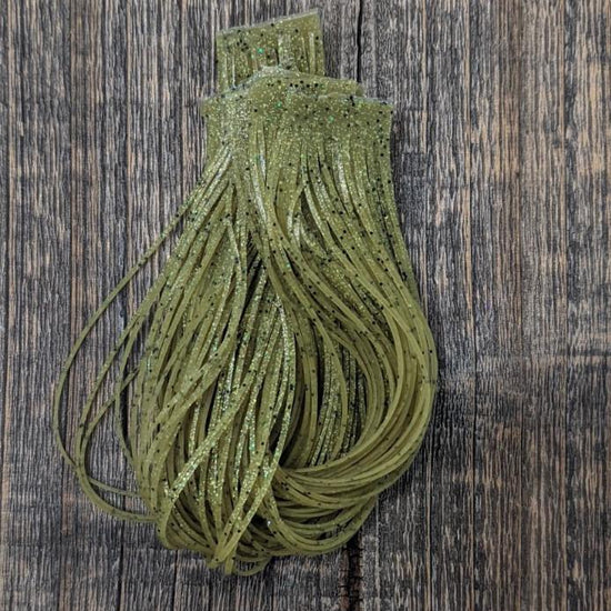 Hareline Loco Legs Green Turtle Grass