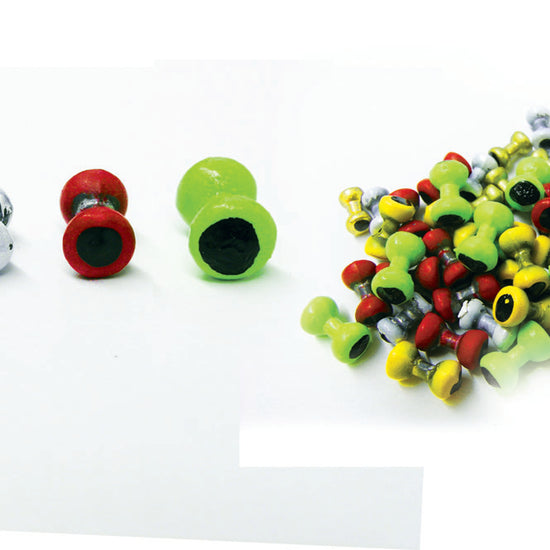 Wapsi Dumbbell Eyes Painted, assorted colors