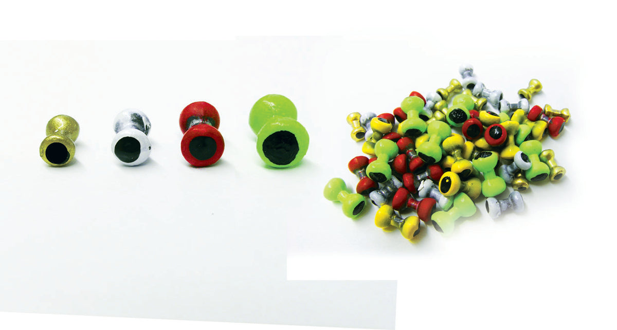 Wapsi Dumbbell Eyes Painted, assorted colors