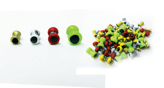 Wapsi Dumbbell Eyes Painted, assorted colors