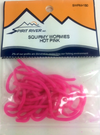Hareline Squirmy Wormies Hot Pink