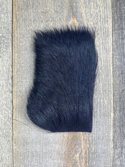 Deer Belly Hair Black