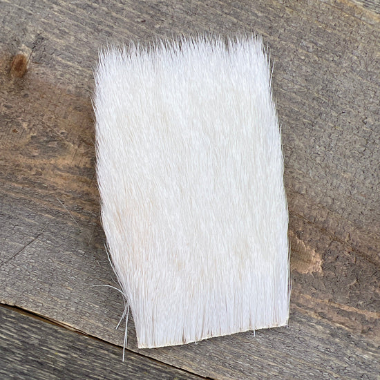 Short & Fine Deer Body Hair White