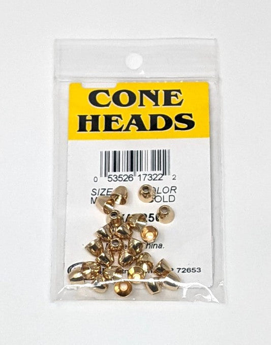 Wapsi Plated Cone Heads Gold