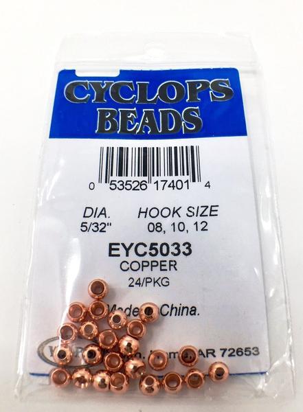 Wapsi Plated Cyclops Beads Copper