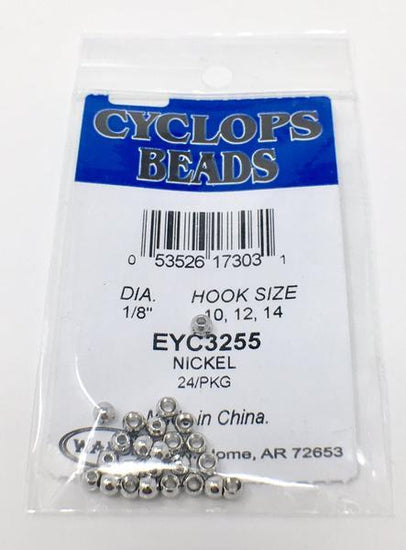 Wapsi Plated Cyclops Beads Nickel