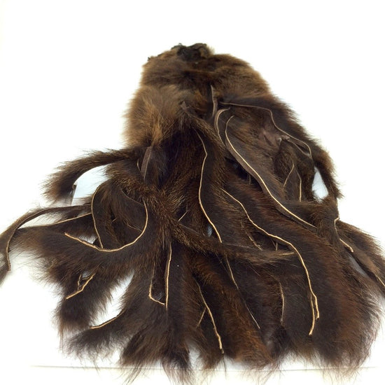 Wapsi Whole Pine Squirrel Skin, Zonked Brown