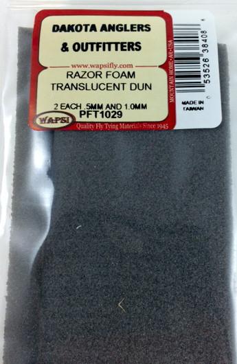 Wapsi Razor Fly Foam Translucent Dun